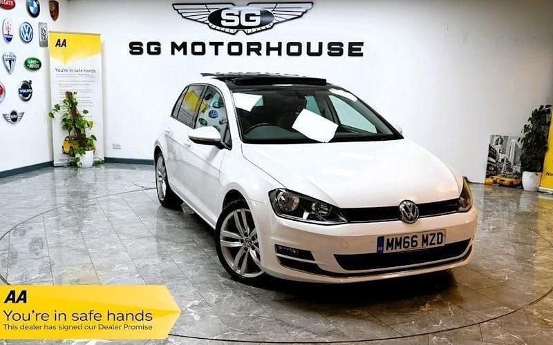 White Used 2016 VW Golf VII GT Hatchback | £10,985 (Fair price) - Image 1/4