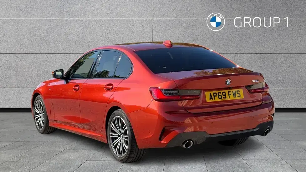 Used BMW 320 M Sport 184 HP (135 kW) 2020 Sunset orange metallic Sedan