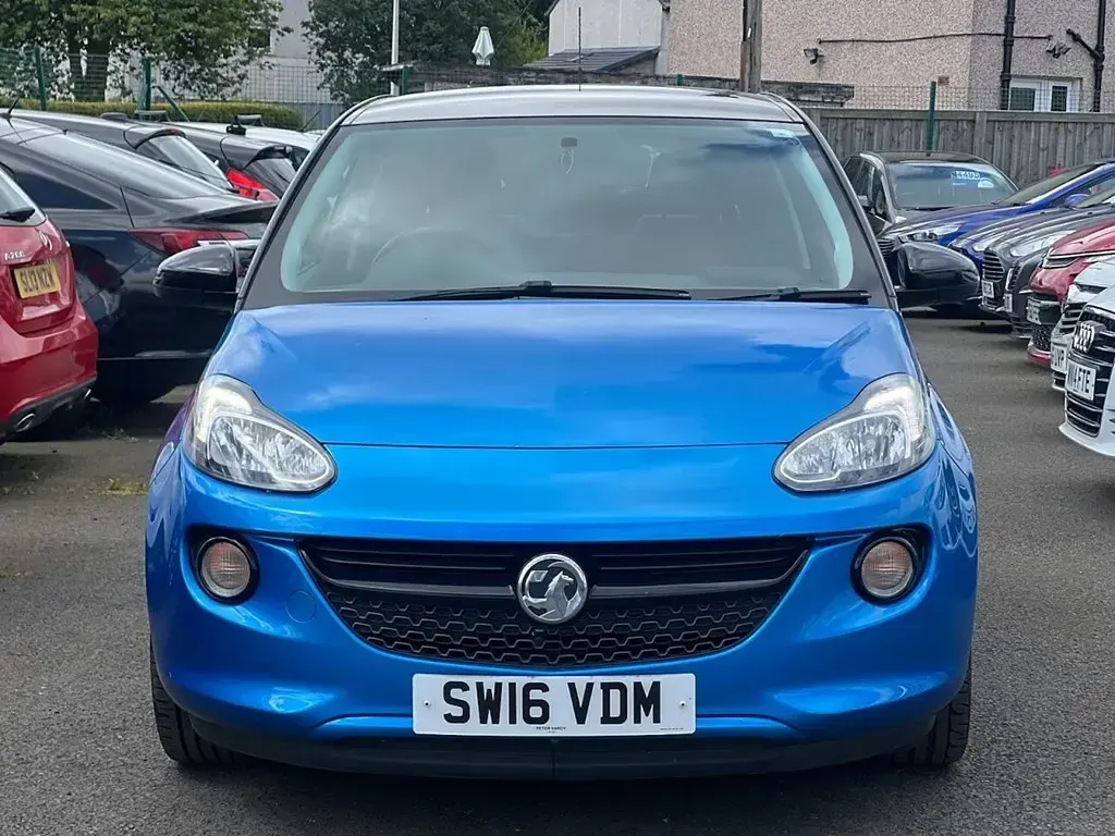 Used Vauxhall Adam 69 HP (50 kW) 2016 Blue Hatchback