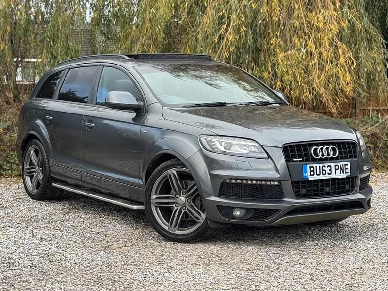 Grey Used 2013 Audi Q7 S-line plus SUV | £11,495 (Good price) - Image 1/3
