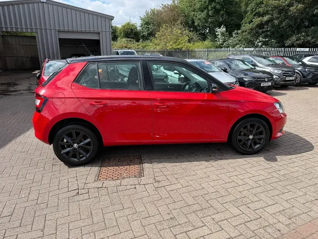 Used Skoda Fabia SE 2018 Red Hatchback