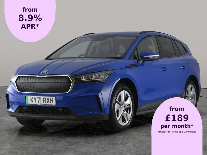 Blue Used 2021 Skoda Enyaq iV ecoSuite SUV | £13,768 (Fair price) - Image 1/2