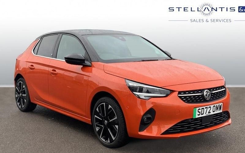 Used Vauxhall Corsa-e Elite 100 kW (136 HP) 2022 Orange Hatchback