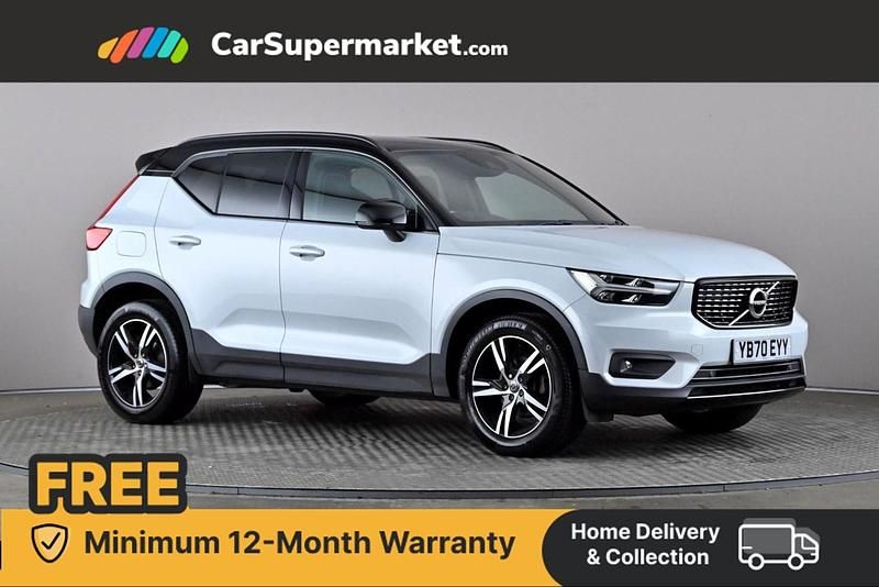 White/grey Used 2020 Volvo XC40 R-Design SUV | £19,197 (Fair price) - Image 1/4