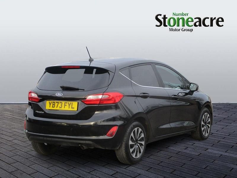 Used Ford Fiesta Titanium 100 HP (73 kW) 2023 Black Hatchback