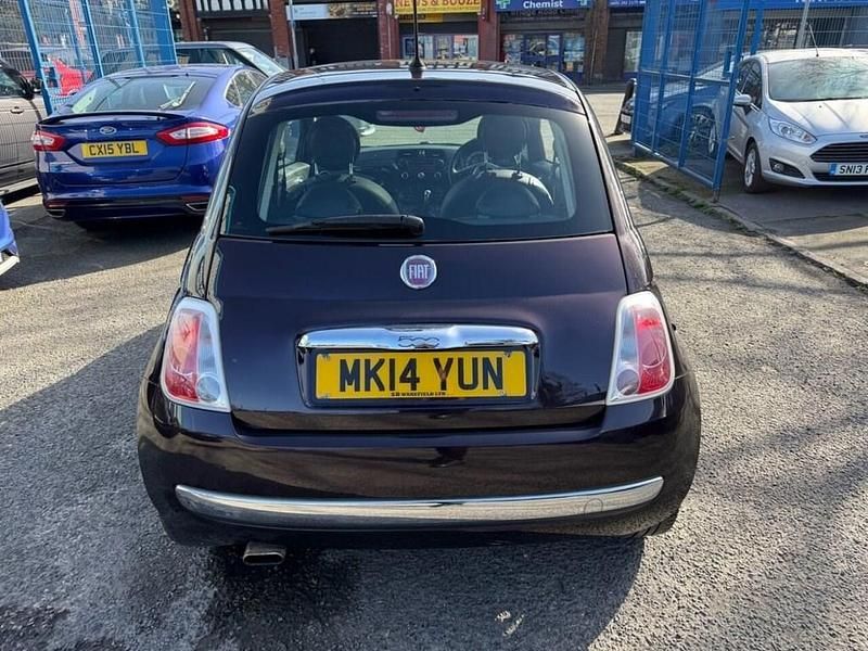 Used Fiat 500 Lounge 85 HP (62 kW) 2014 Mauve/purple Hatchback