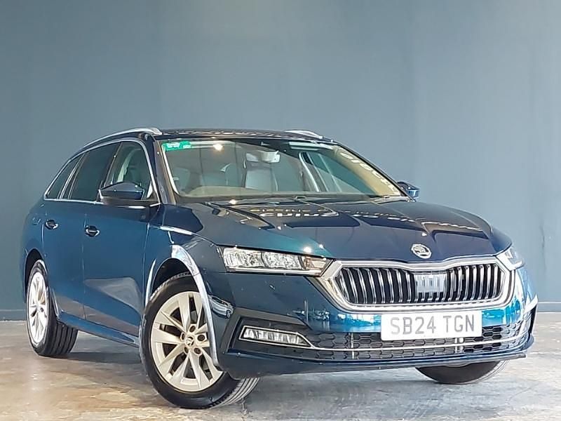 Blue Used 2024 Skoda Octavia SE L Estate | £24,998 (Expensive) - Image 1/4