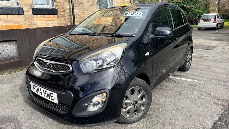 Used Kia Picanto 68 HP (50 kW) 2014 Black Hatchback