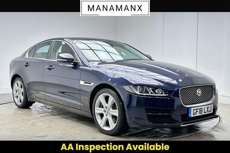 Used Jaguar XE Portfolio 250 HP (183 kW) 2018 Blue Sedan
