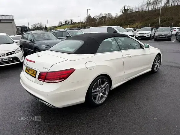 Used Mercedes E250 AMG 2013 White Cabriolet