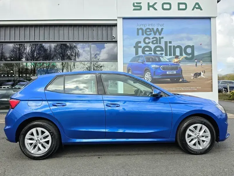 New Skoda Fabia SE 93 HP (68 kW) 2026 Blue Hatchback