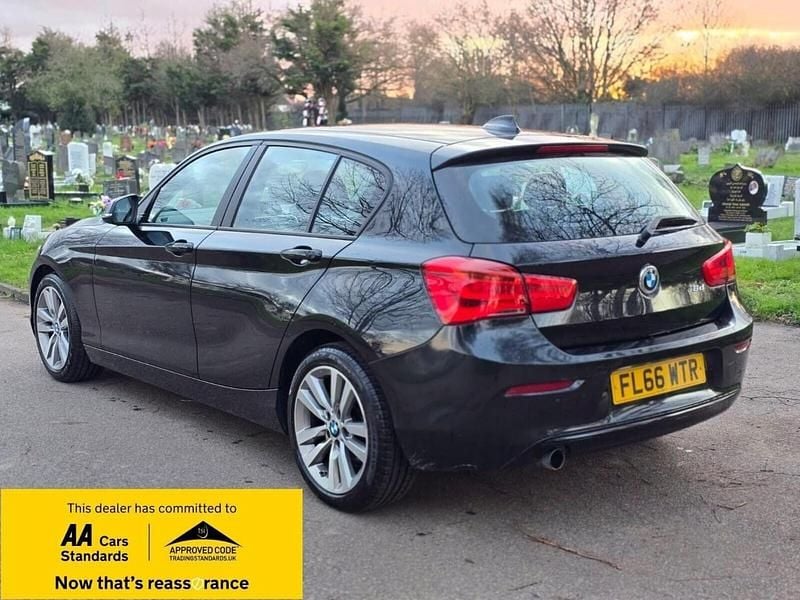 Used BMW 116 Sport Line 116 HP (85 kW) 2016 Black Hatchback