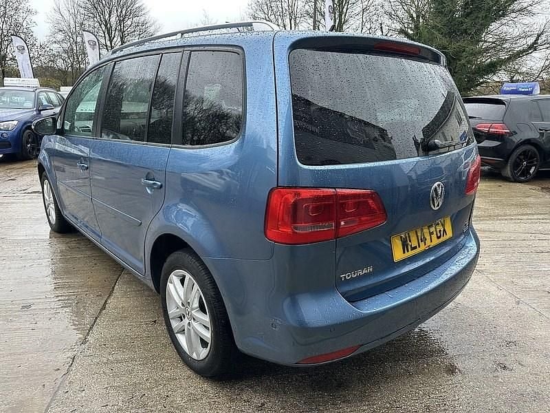 Used VW Touran SE 105 HP (77 kW) 2014 Blue MPV