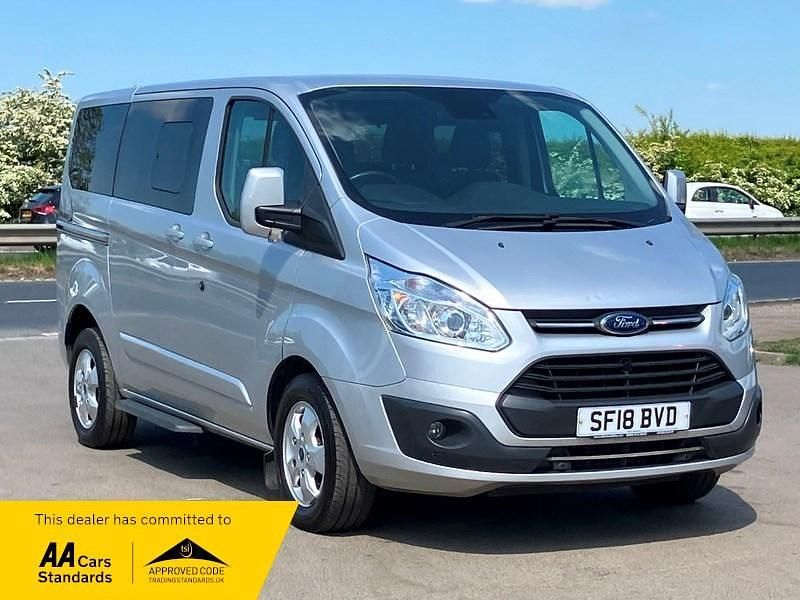 Silver Used 2018 Ford Tourneo Custom Titanium Van | £9,995 (Super price) - Image 1/4