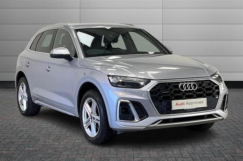 Silver Used 2022 Audi Q5 S-Line SUV | £25,490 (Super price) - Image 1/4