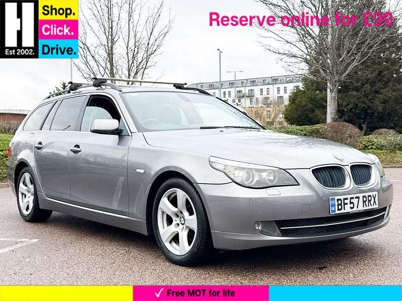 Grey Used 2007 BMW 520 Estate | £2,320 (Good price) - Image 1/3