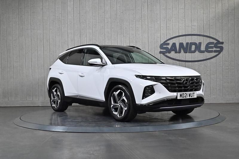 White Used 2021 Hyundai Tucson Ultimate SUV | £18,499 (Expensive) - Image 1/4