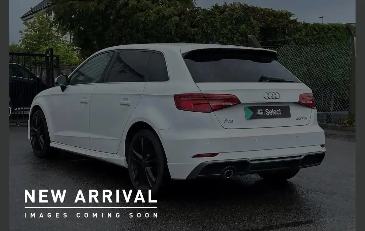 Used Audi A3 S-Line 113 HP (83 kW) 2019 White Sedan