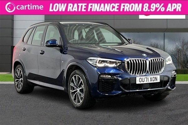 Blue Used 2021 BMW X5 M Sport SUV | £42,900 (Expensive) - Image 1/3