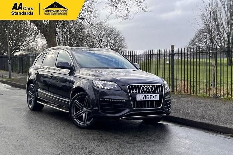 Used Audi Q7 S-Line 245 HP (180 kW) 2015 Grey SUV