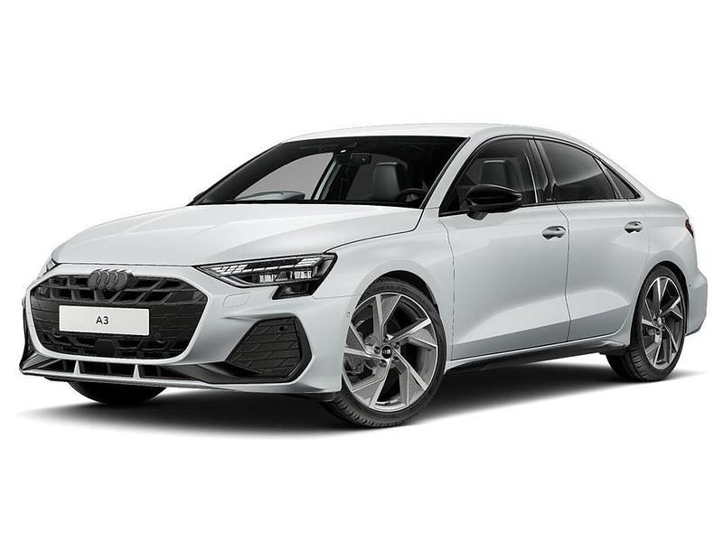 White New 2025 Audi A3 Black Edition Sedan | £33,490 (Super price) - Image 1/4