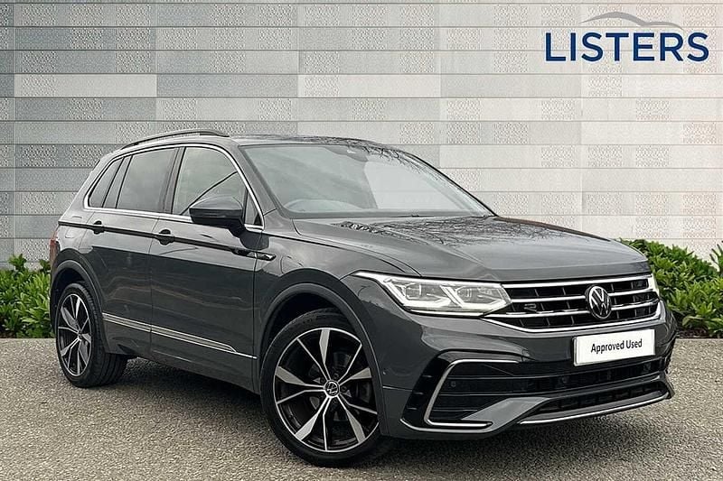 Grey Used 2022 VW Tiguan R-line SUV | £29,985 - Image 1/4