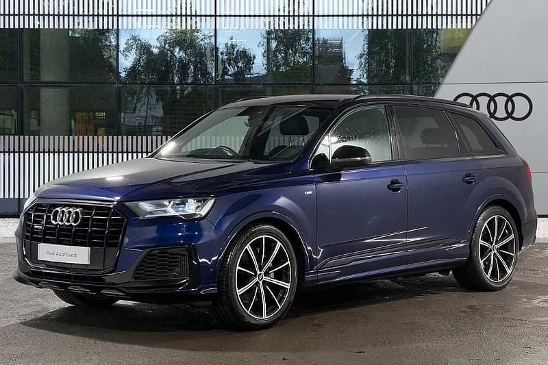 Used Audi Q7 Black Edition 340 HP (250 kW) 2022 Blue SUV