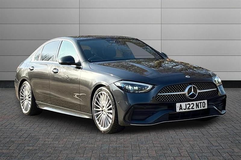 Used Mercedes C200 AMG Line Premium 204 HP (150 kW) 2022 Graphite grey Sedan