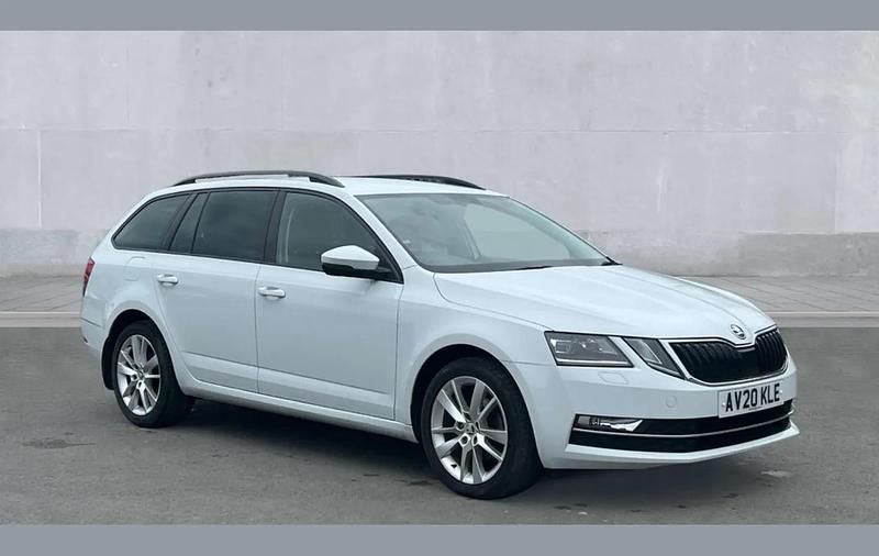 Used Skoda Octavia SE L 150 HP (110 kW) 2020 White Estate