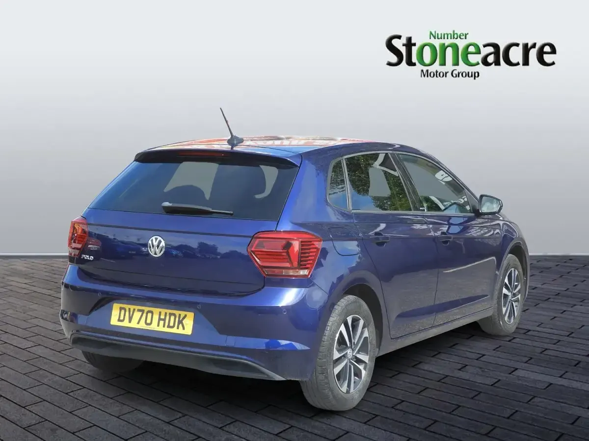 Used VW Polo United 95 HP (69 kW) 2020 Blue Hatchback