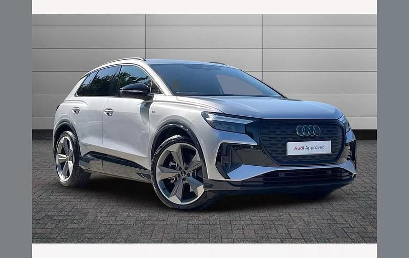 Floret silver Used 2025 Audi Q4 e-tron Black Edition SUV | £39,990 (Fair price) - Image 1/4