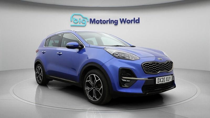 Used Kia Sportage GT-Line 136 HP (100 kW) 2020 Blue SUV