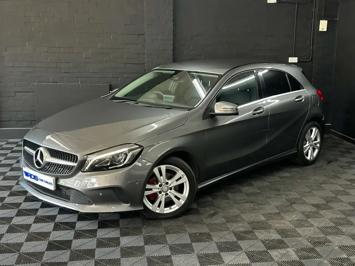 Used Mercedes A200 Premium 136 HP (100 kW) 2017 Grey Hatchback