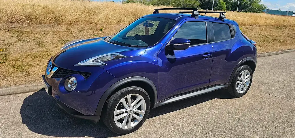 Used Nissan Juke Acenta Premium 115 HP (84 kW) 2015 Blue SUV