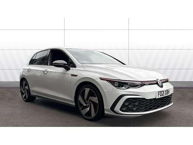 White Used 2021 VW Golf VIII GTI Hatchback | £24,345 (Fair price) - Image 1/4