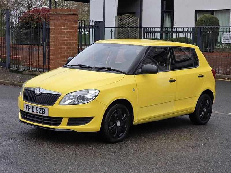 Used Skoda Fabia 2010 Yellow Hatchback