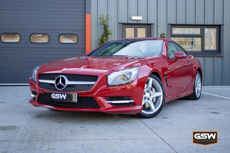 Used Mercedes SL350 AMG 302 HP (222 kW) 2014 Red Cabriolet