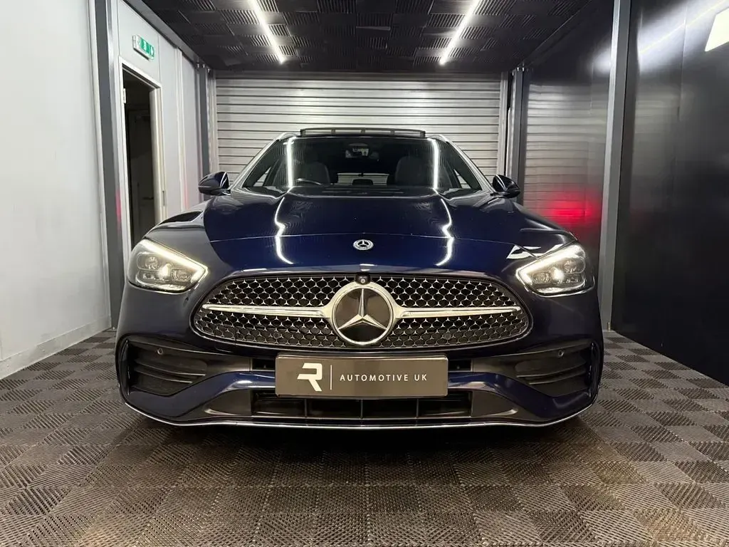 Used Mercedes C300e AMG Line Premium Plus 313 HP (230 kW) 2023 Blue Estate