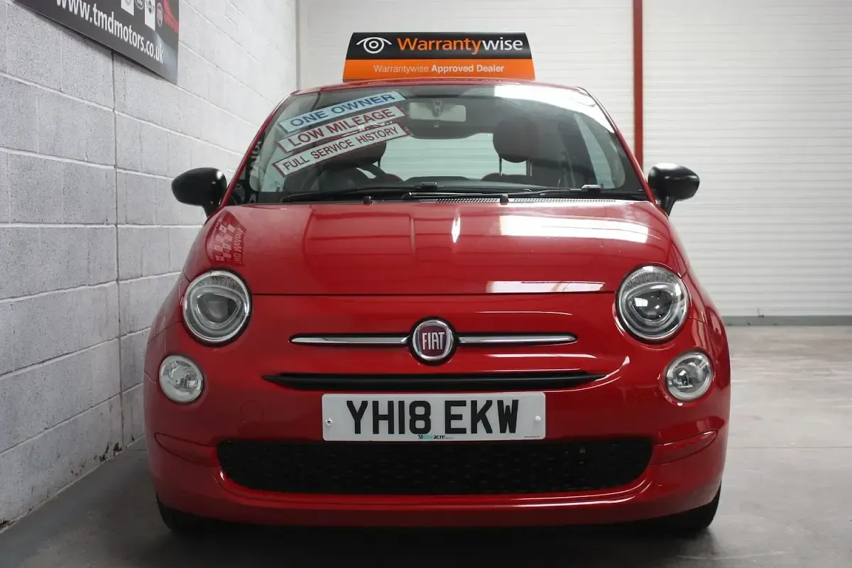 Used Fiat 500 Pop 69 HP (50 kW) 2018 Red Hatchback