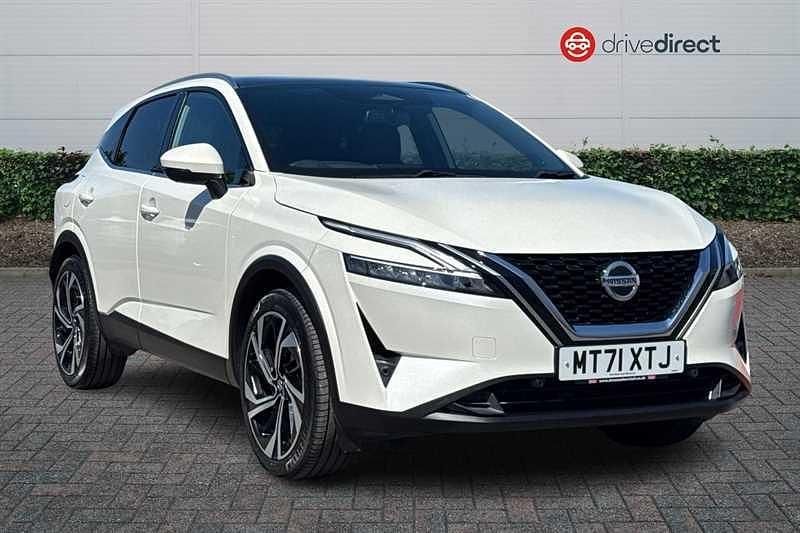White Used 2021 Nissan Qashqai S SUV | £20,800 (Expensive) - Image 1/4