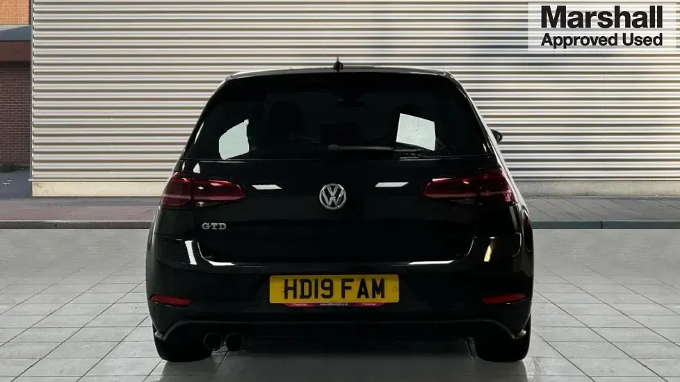 Used VW Golf VII GTD 184 HP (135 kW) 2019 Black Hatchback