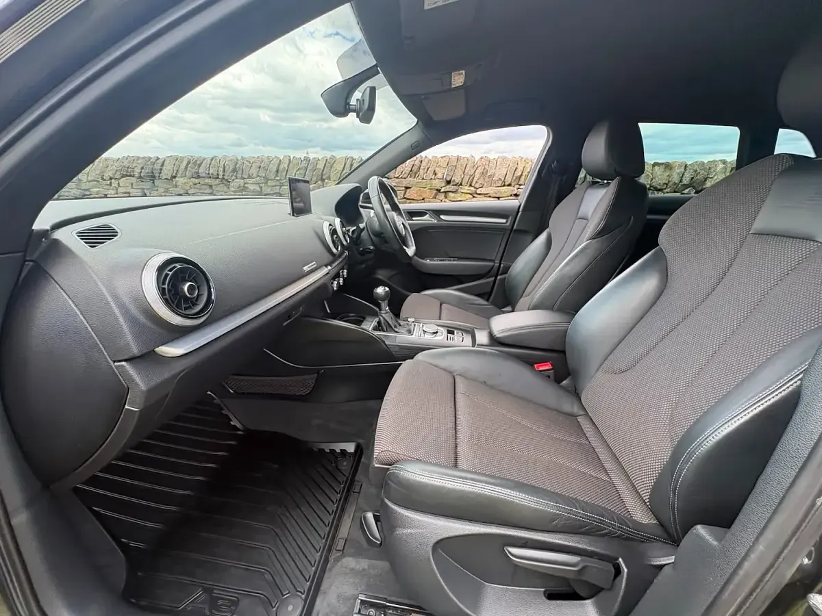 Used Audi A3 S-Line 150 HP (110 kW) 2018 Grey Sedan
