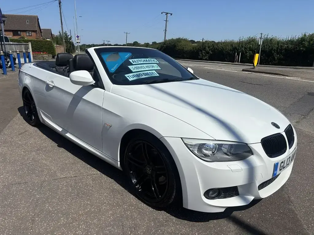 Used BMW 320 Cabriolet M Sport 184 HP (135 kW) 2013 White Cabriolet