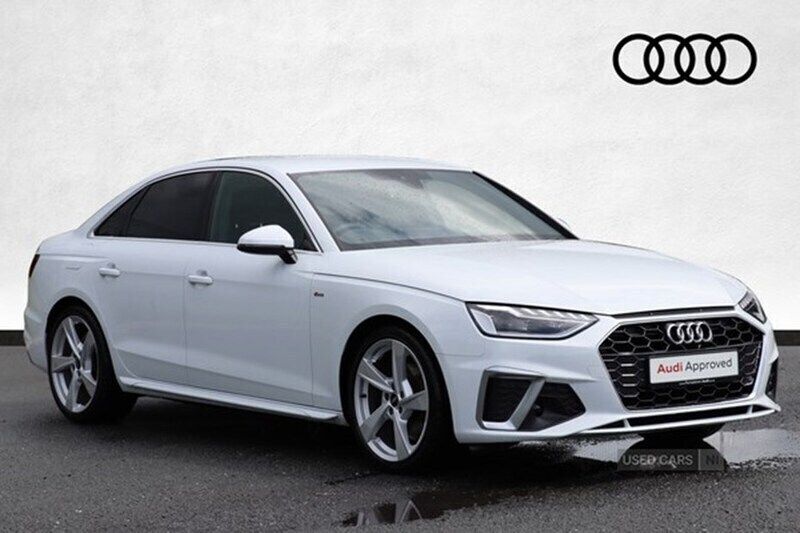 White Used 2024 Audi A4 S-Line Sedan | £28,990 (Fair price) - Image 1/1