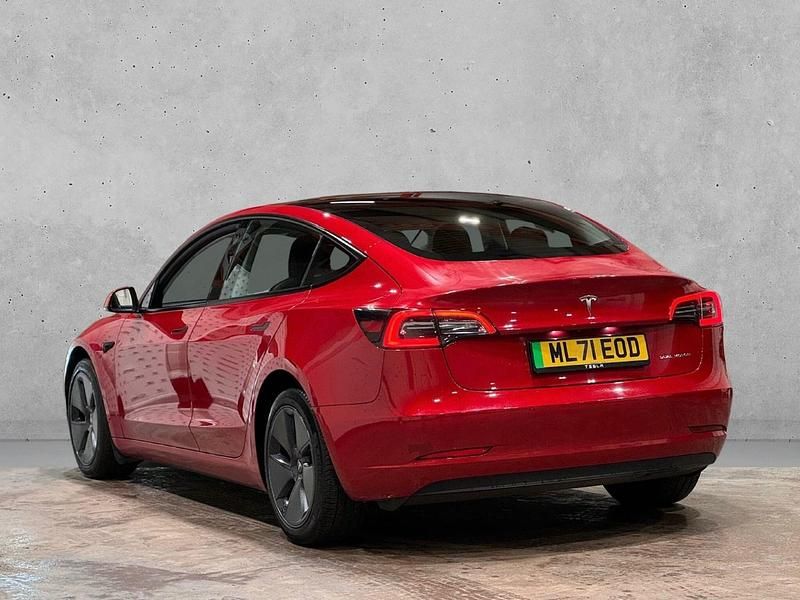 Used Tesla Model 3 Long Range AWD 366 kW (498 HP) 2021 Red Sedan