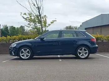 Used Audi A3 Sport 150 HP (110 kW) 2018 Blue Sedan