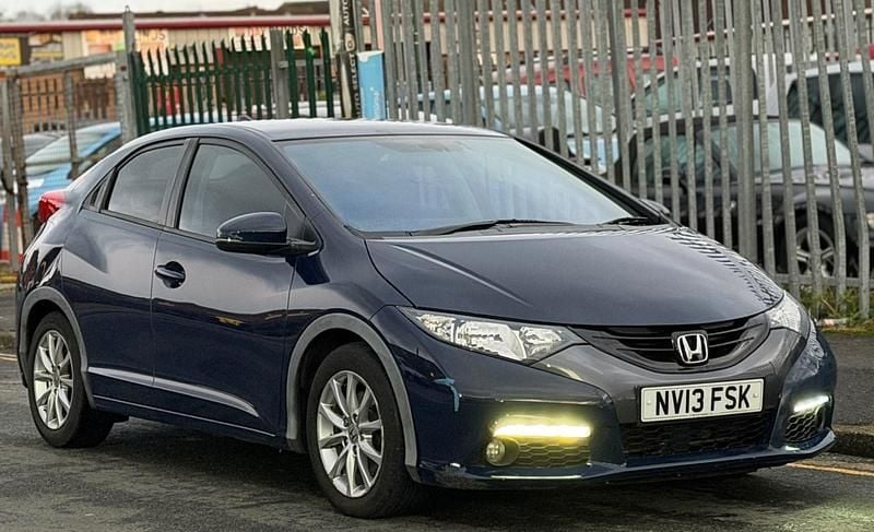 Blue Used 2013 Honda Civic ES Hatchback | £1,695 (Super price) - Image 1/4