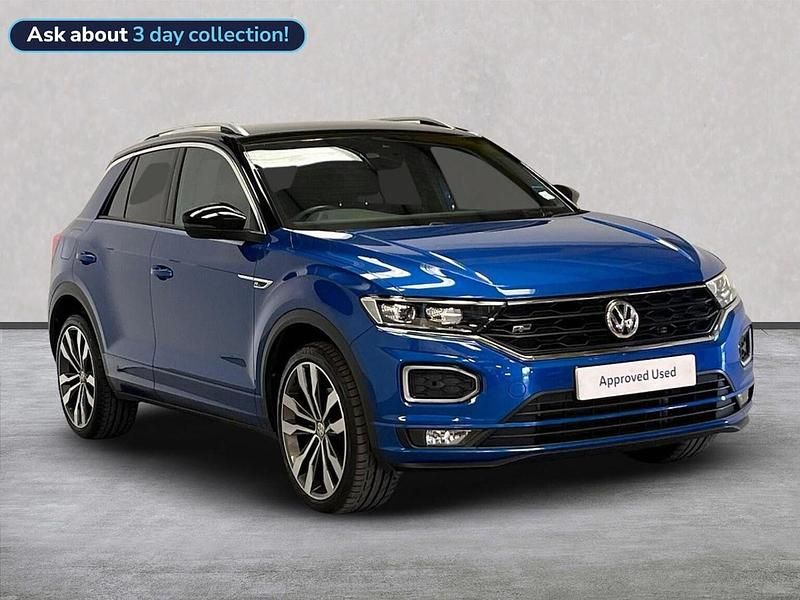 Blue Used 2020 VW T-Roc R-line SUV | £21,660 (Fair price) - Image 1/4