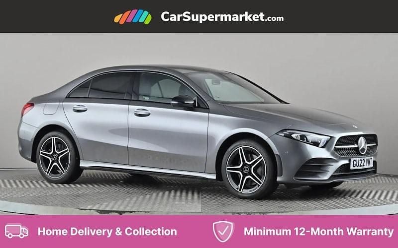 Grey Used 2022 Mercedes A250 AMG Line Premium Plus Sedan | £22,897 (Fair price) - Image 1/4