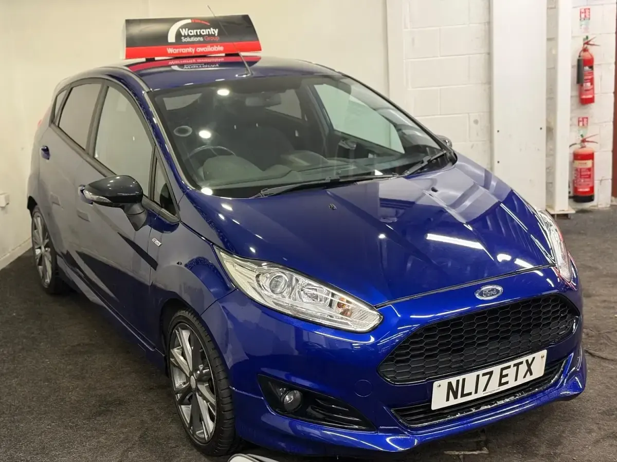Used Ford Fiesta ST-Line 140 HP (102 kW) 2017 Blue Hatchback